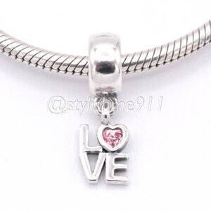 Authentic PANDORA LOVE Dangle -  791253CZS